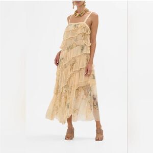 8 NWOT CAMILLA 1200.00 Asymmetric Spliced Lace Dress
Adorned In Antiquity Small